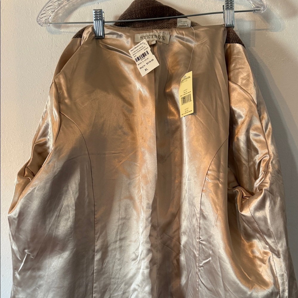Stetson Women’s Brown Gradient Wool Jacket - Picture 7 of 8